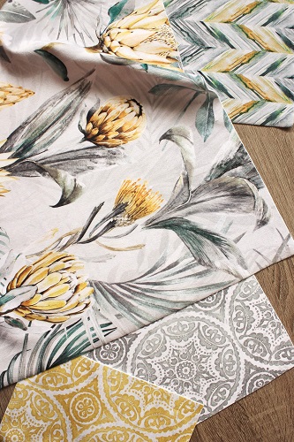 Out Of Africa Kimberley Serenity Printed Cotton Fabric (280cm Wide) (copy)