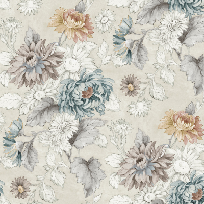 Silkhouse Bloomingdale - Firenze Botanical Dual-Purpose Fabric in Winter (280cm Wide)