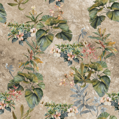 Silkhouse Borneo - Moremi Botanical Dual-Purpose Fabric in Linen (280cm Wide)