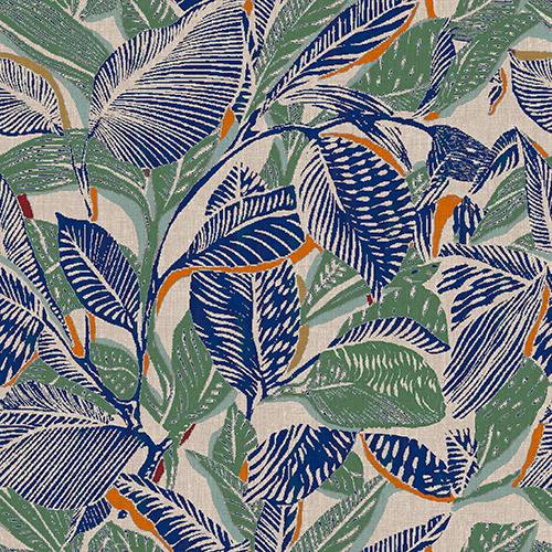 St Tropez Outdoor Les Caves Aruba Printed Acrylic Fabric (145cm Wide)