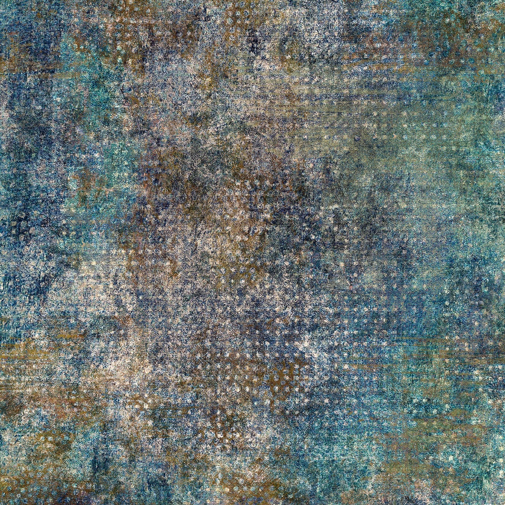 Velvet Fever Amnesia Mediterraneo Digitally Printed Velvet (140cm Wide)