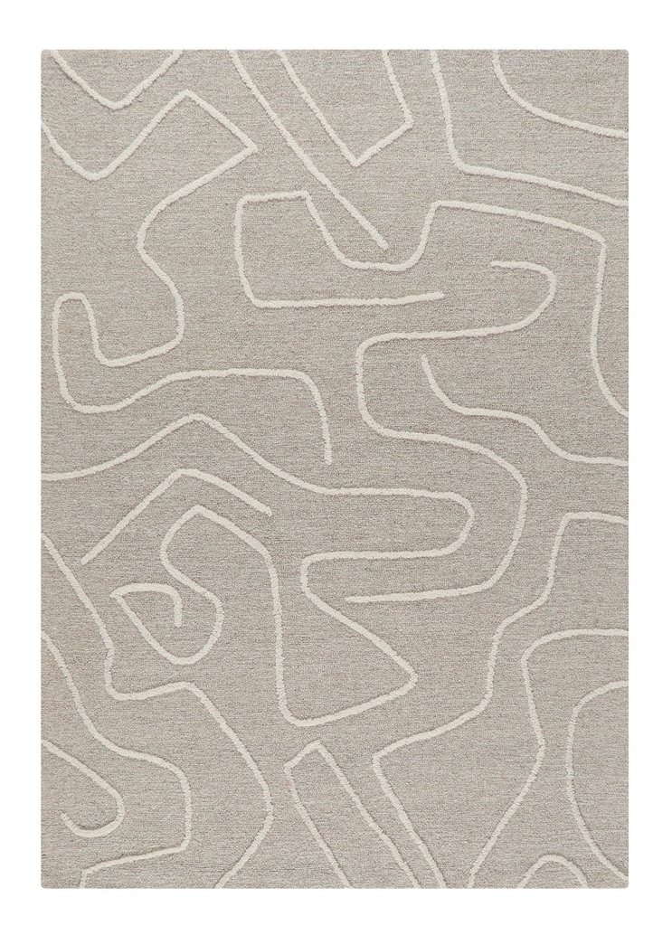 Helsinki Sand Castle Abstract Rug - Silkhouse 160×230 cm Medium Pile