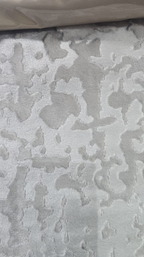 River Fabric Shaala in Chai – 100% Polyester Embossed Abstract Fabric, 280 cm Width, 300 GSM