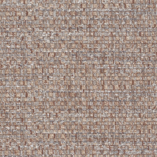 Broadwalk - Glitterati Foil-Printed Check Upholstery Fabric in Honeycombe (142cm Wide)