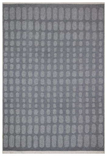Cobblestone Cement Stripe Rug - Silkhouse 200×290 cm Low Pile